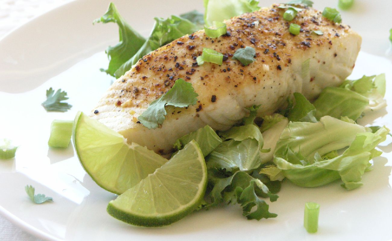 Halibut with Lime and Coriander